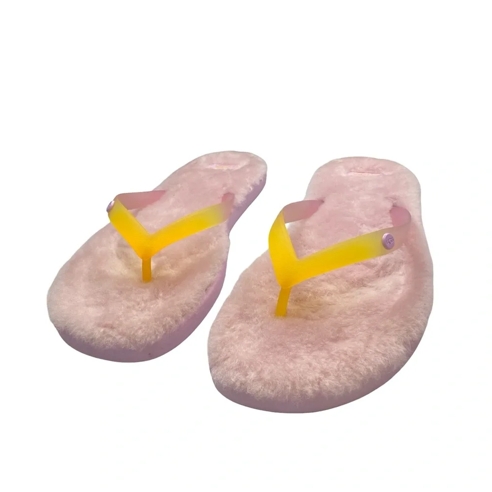 UGG Lavender furry Sandals